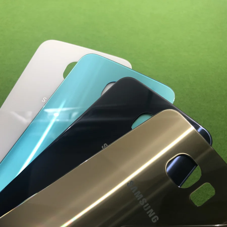 Оригинальная задняя крышка батарейного отсека стеклянная для Samsung Galaxy S6 G920 G920F +