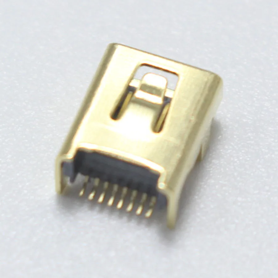 2 шт. 8 контактный разъем Mini USB для цифровой камеры|plug connector|l connectorplug gold |