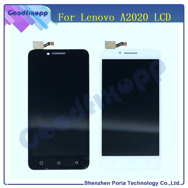 Оригинальный ЖК дисплей для Lenovo A2020 с сенсорным экраном дигитайзер в сборе