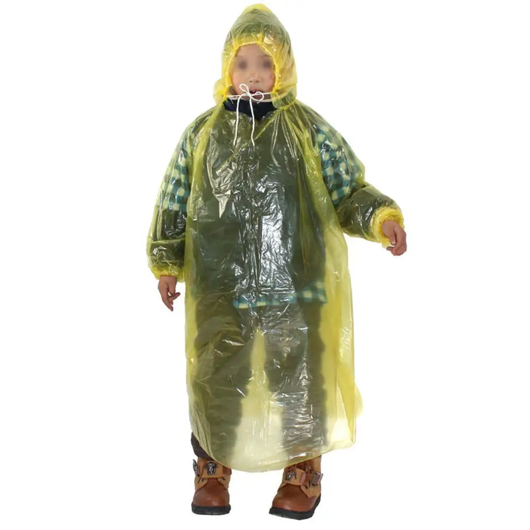 Рюкзак желтый цельный взрослый одноразовый Детский прозрачный для верховг ой