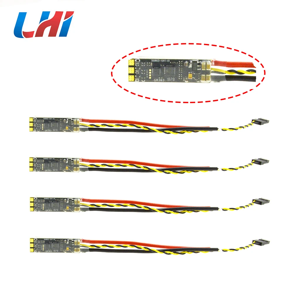 RC 4 шт. 40A бесщеточный ESC Raptor тонкий BLHeli S32 2 S Dshot электрические Скорость контроллер
