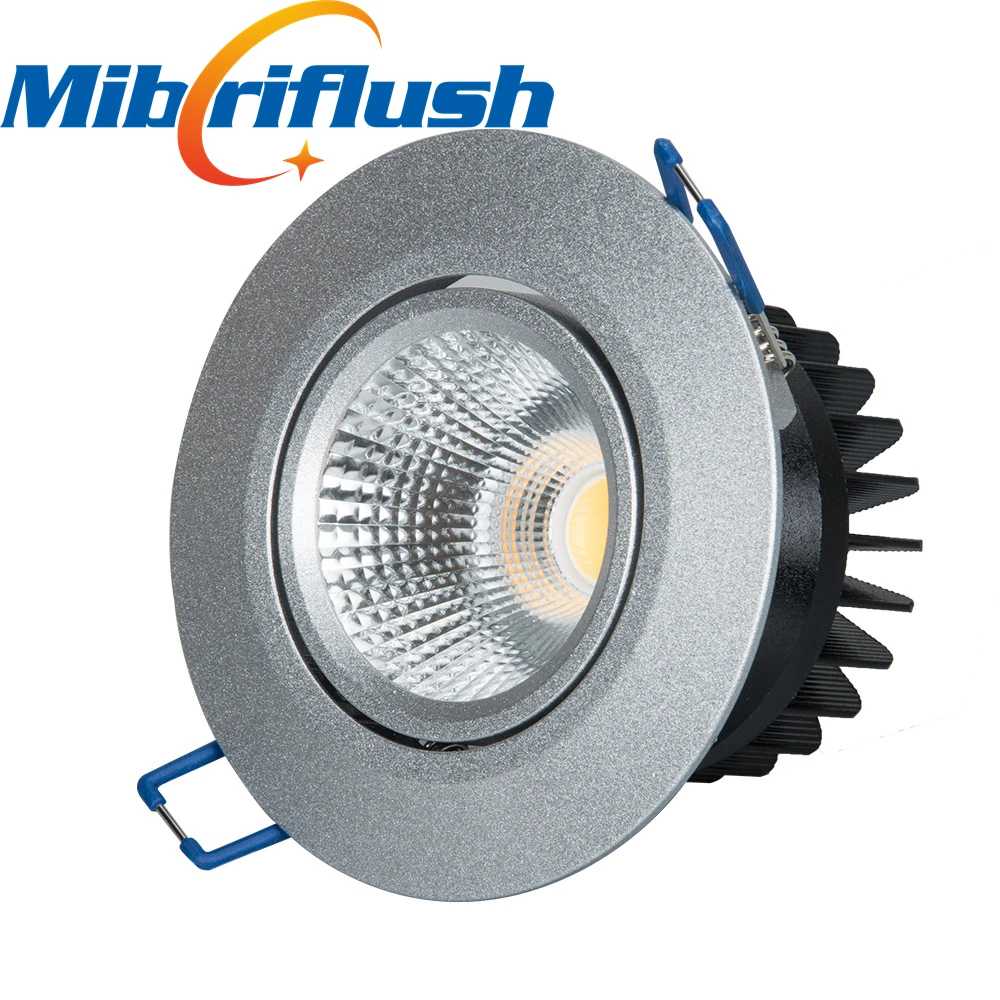 Triac Dimmable/0-10 V Dimmable/Dali Dimmable COB светодиодный светильник 7 W CREE/Epistar чип CRI> 90 5 лет гарантии 100-240 V