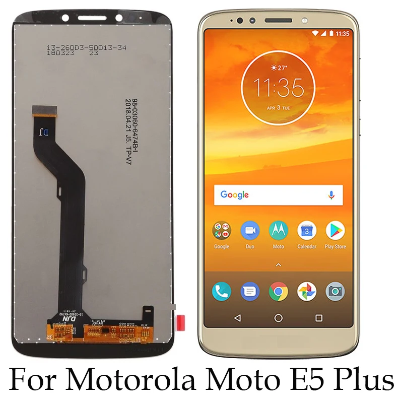Для Motorola Moto E5 Plus XT1924 XT1924-1 XT1924-2 ЖК-дисплей+ Сенсорное стекло дигитайзер сборка Moto E Plus(5th Gen) ЖК-дисплей