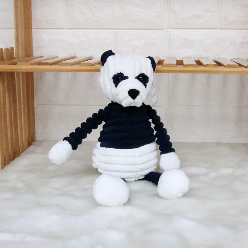 Детские Слоны Лев лиса кролик поросенок панда утка обезьяна мягкие игрушки милые