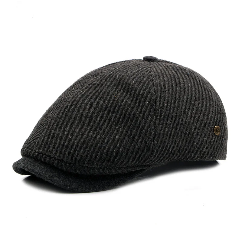 2019 осенне зимние вельветовые Теплые кепки береты плоские шапки