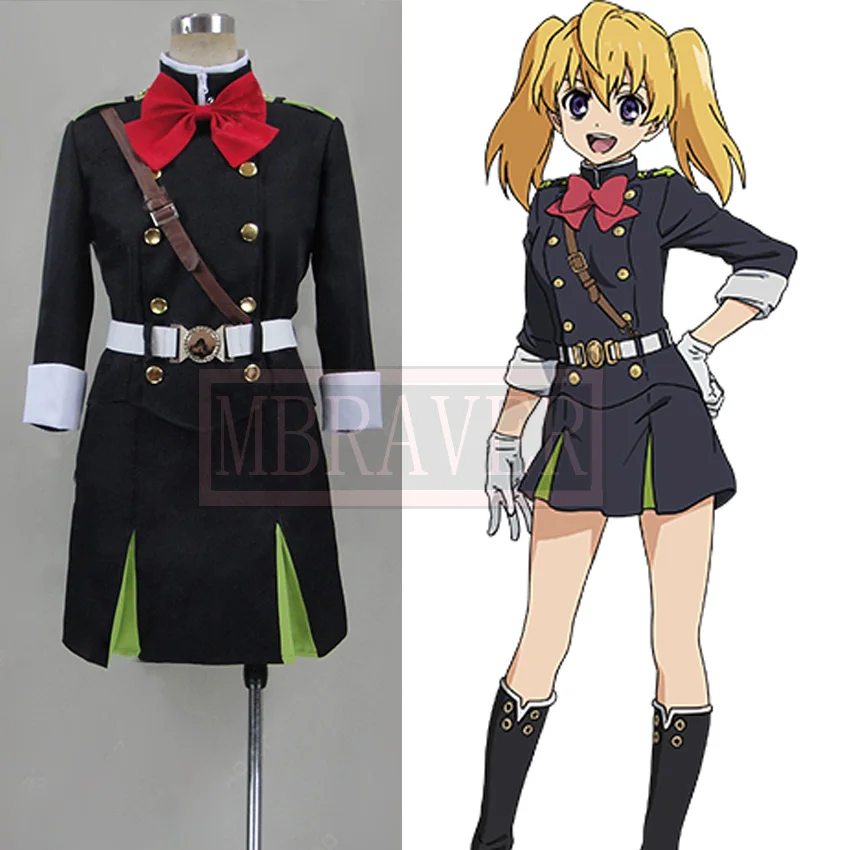 Новая горячая Распродажа Seraph of the End: Вампирское царство Mitsuba Sangu Косплэй