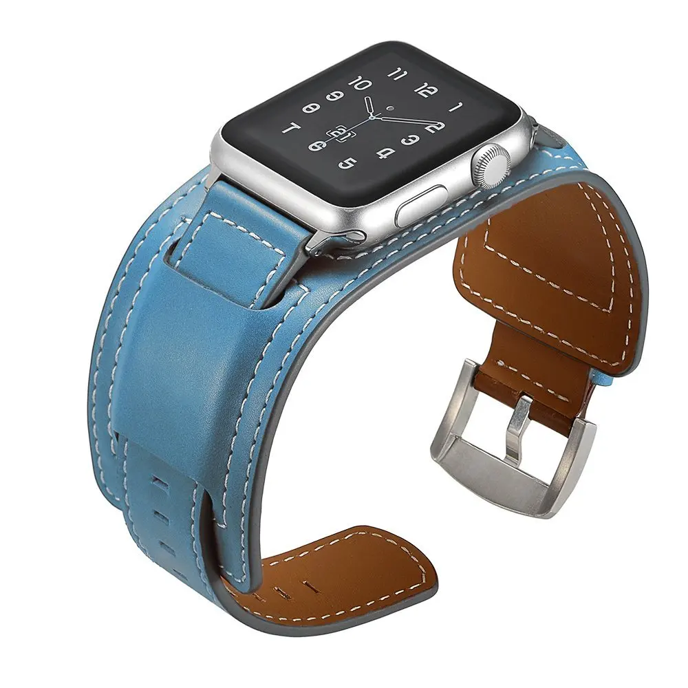 Ремешок для iwatch 3842 мм ремешок из натуральной кожи с пряжкой Apple Watch Series 3 2