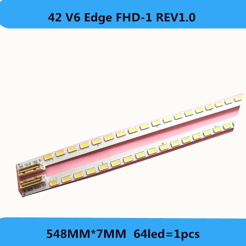 2 шт./компл. Светодиодная панель 42 &quotV6 Edge FHD 1 для skyworth 42E92RD 42E61HR шт. =
