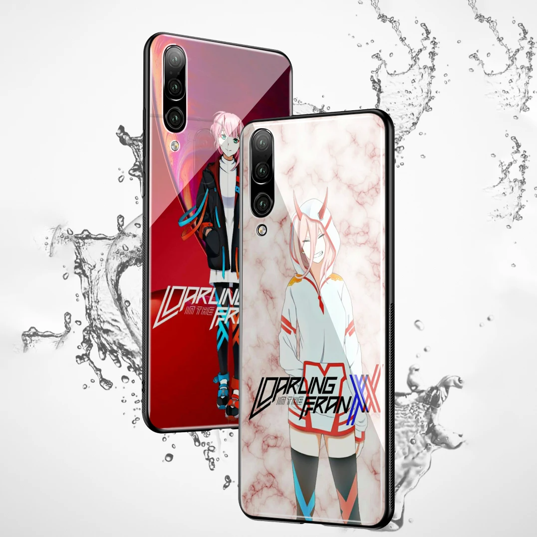 Lavaza Darling in the FranXX Glass TPU Case for Huawei Mate 20 P10 P20 P30 Y6 Y9 P smart lite Pro 2018 2019 | Мобильные телефоны и