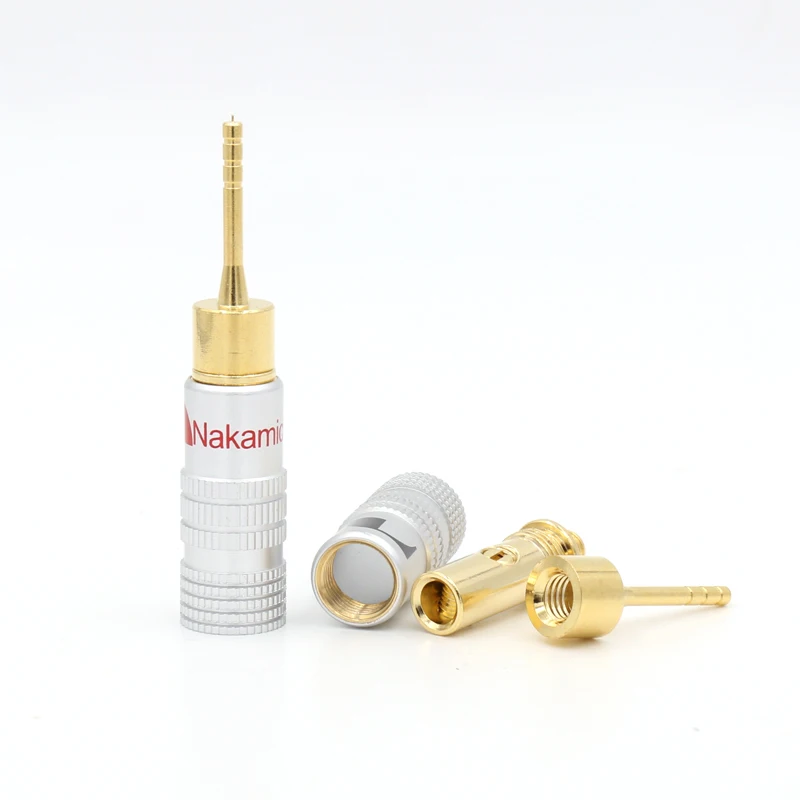 8 шт. Nakamichi 2 мм штырьковый динамик с золотым покрытием|plug adapter|adapter plugwire adapter |