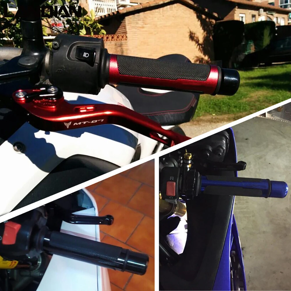 CNC Универсальный руль мотоцикла ручки концы бар шапки для SUZUKI GSXR1000 GSXR600 GSXR750 GSR400