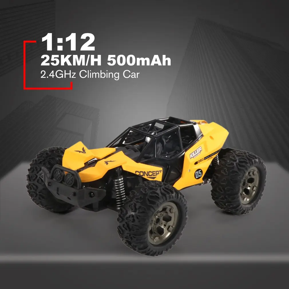 Олень человек 1:12 внедорожник 25 км/ч 500 мАч модель дистанционного управления внедорожный автомобиль игрушка 2,4 ГГц альпинистская модель автомобиля игрушка