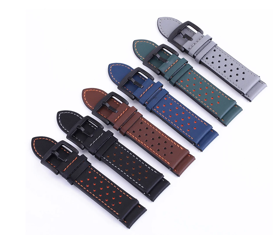 Сменный ремешок для Xiaomi Huami AMAZFIT Stratos 2 2 S, ремешок из натуральной кожи для huami amazfit Pace, браслеты 22 мм