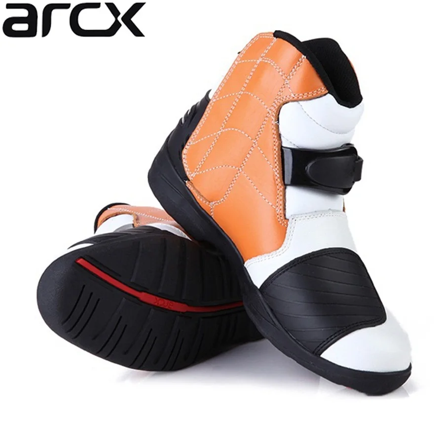 Free shipping 1pair ARCX New Men's real leather Ankle Cowhide Leather Touring Biker Riding Motorcycle Boots | Автомобили и
