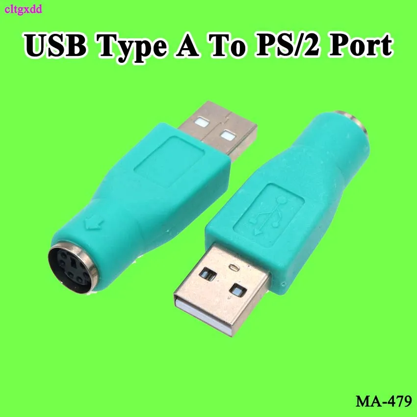 Cltgxdd 2019 USB тип A гнездо к PS/2 порта Мужской адаптер конвертер клавиатуры мыши