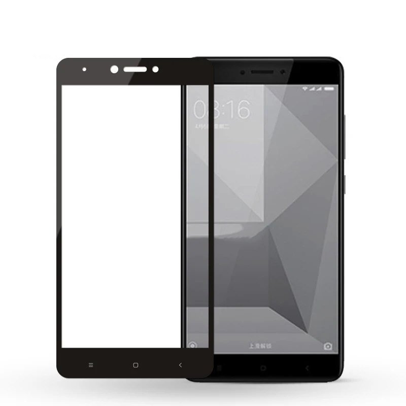 Защитное стекло ANJIRUI на весь экран для Xiaomi Redmi 4X Note защита экрана из закаленного