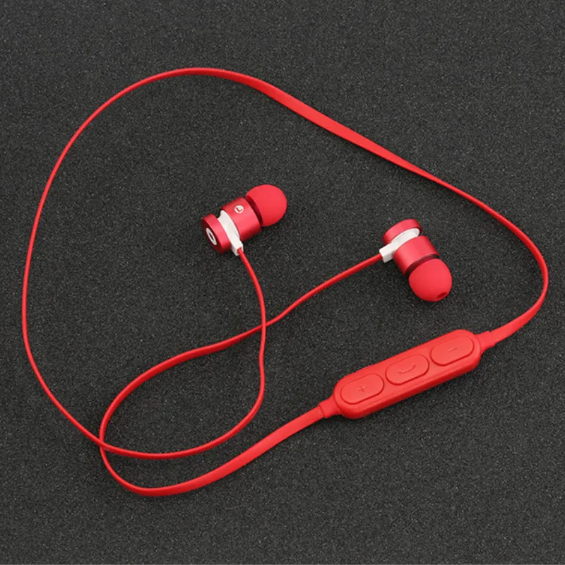 Спортивные Bluetooth наушники беспроводные металлические магнитные для Xiaomi iPhone 6s/7