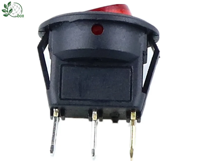 KCD1 горит кулисный переключатель вкл/выкл 20 Ампер DC 12V 220V комплект автомобиля Trike SPST
