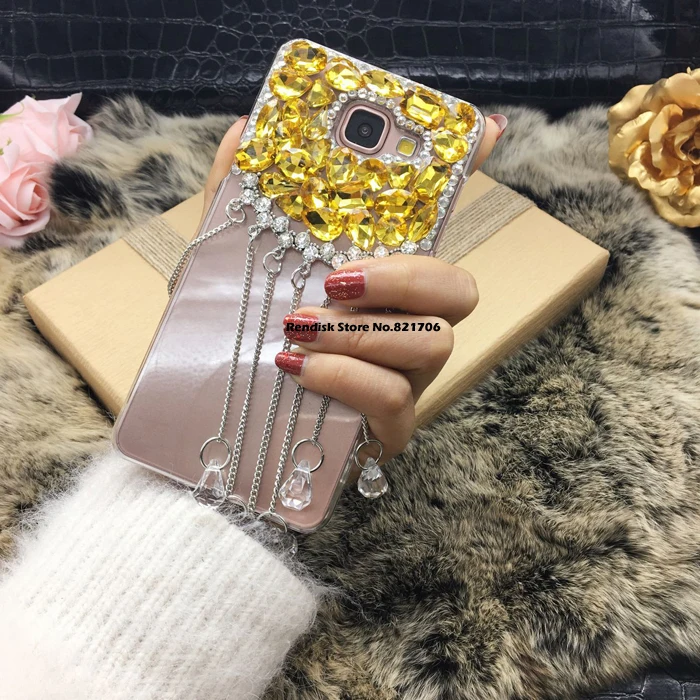 Блестящий Алмазный чехол для телефона Nokia 9 8 6 (2017) 5 3 Rhinestone Tassel защитная оболочка