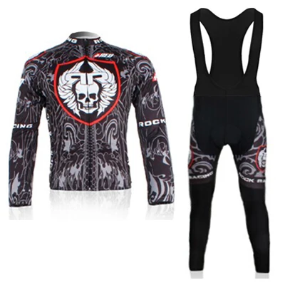 Jersey Bib Pants 02 Pro Велоспорт Джерси комплект с длинным рукавом дышащий MTB велосипед одежда для велоспорта Ropa Maillot Ciclismo - Цвет: Jersey Bib Pants 02