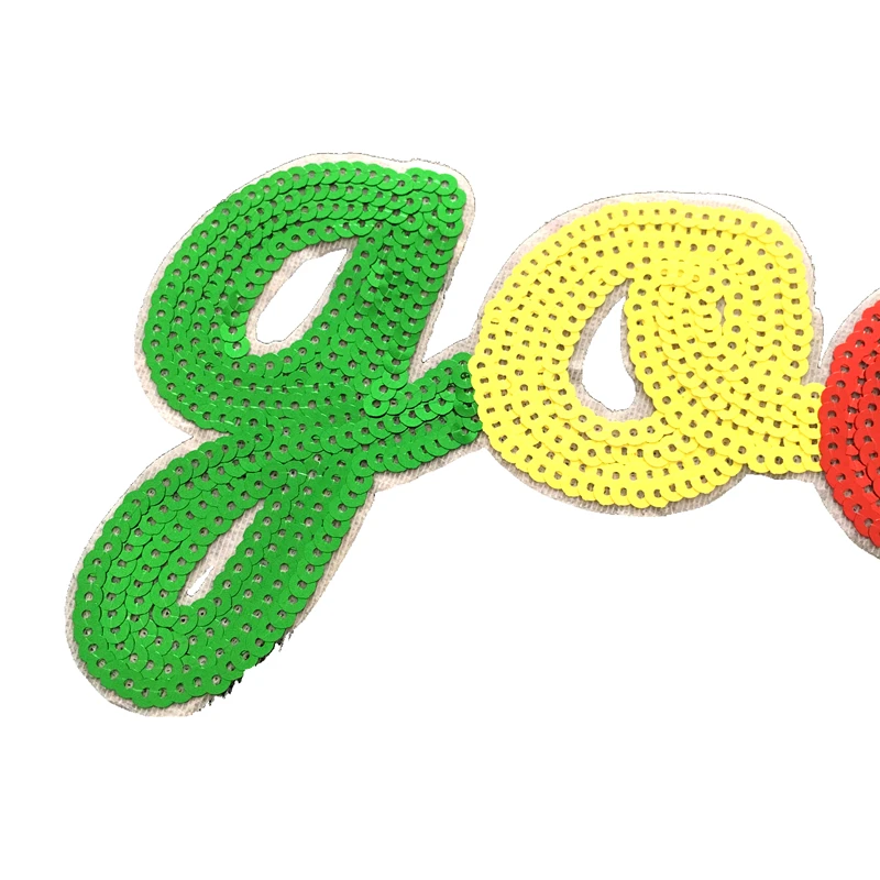 Нашивки с блестками для шитья одежды нашивки большими буквами и декоративные