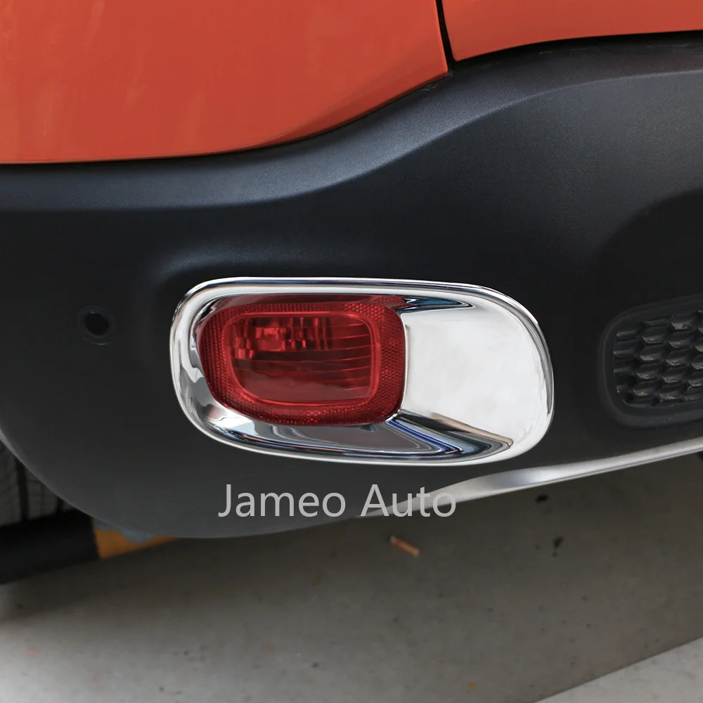 Подходит для Jeep Renegade 2015 2016 2017 2018 хромированный задний бампер