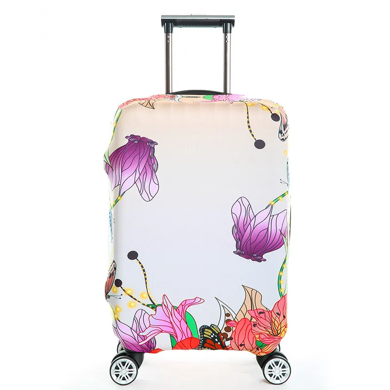 2017 Design Animals pattern suitcase cover apply to 18-32 inch protective High elasticity flower travel trolley luggage protecti | Багаж и