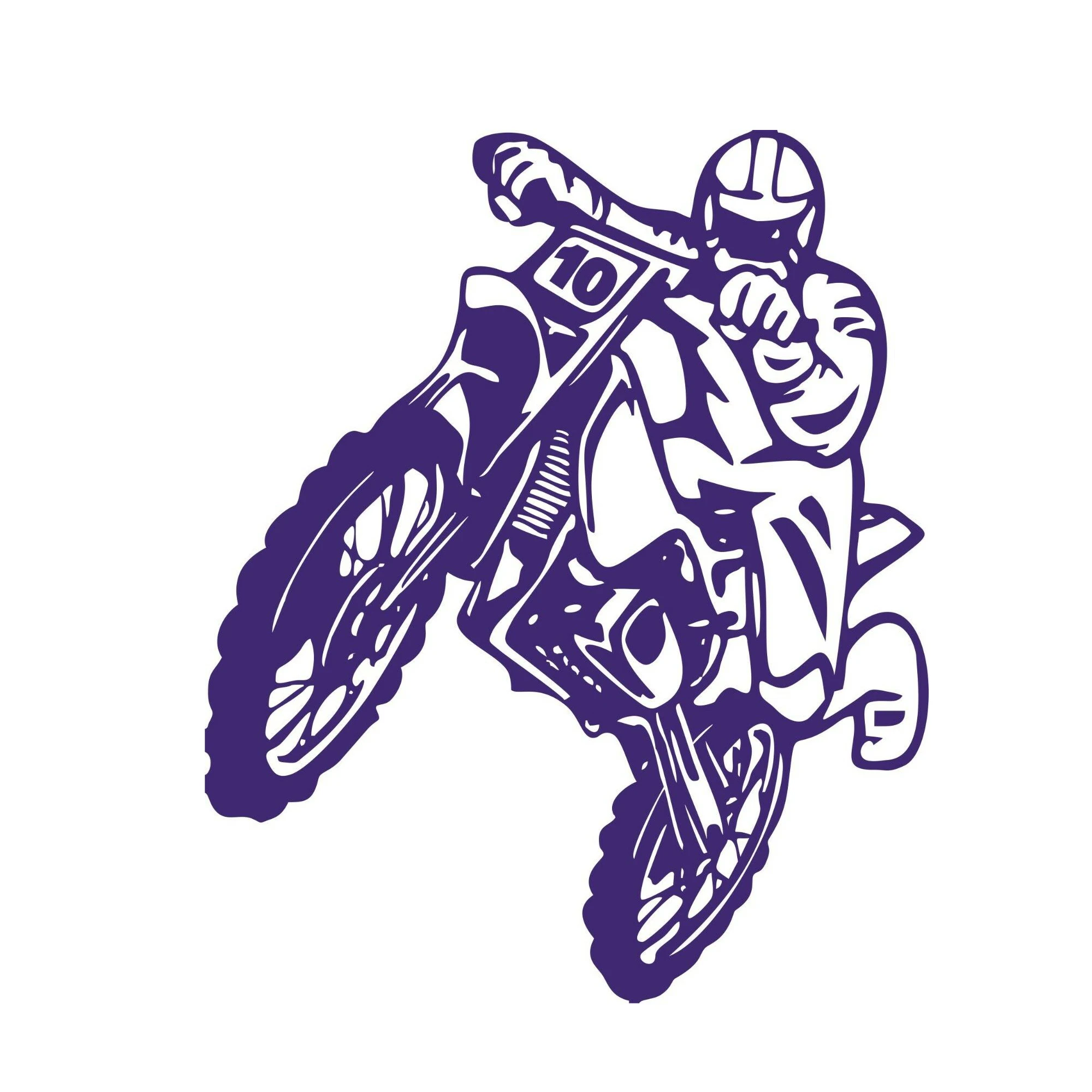 

Motocross Racing Truck Window Sticker Vinyl Vinyl Hobby Car Bumper Sticker