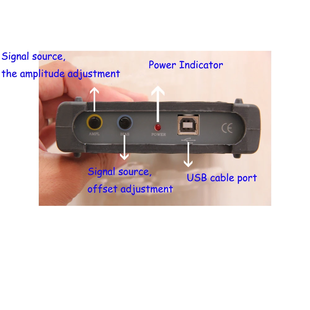 Instrumstar ISDS210B 4 в 1 цифровой осциллограф двухканальный 40 МГц 100 м на основе ПК +