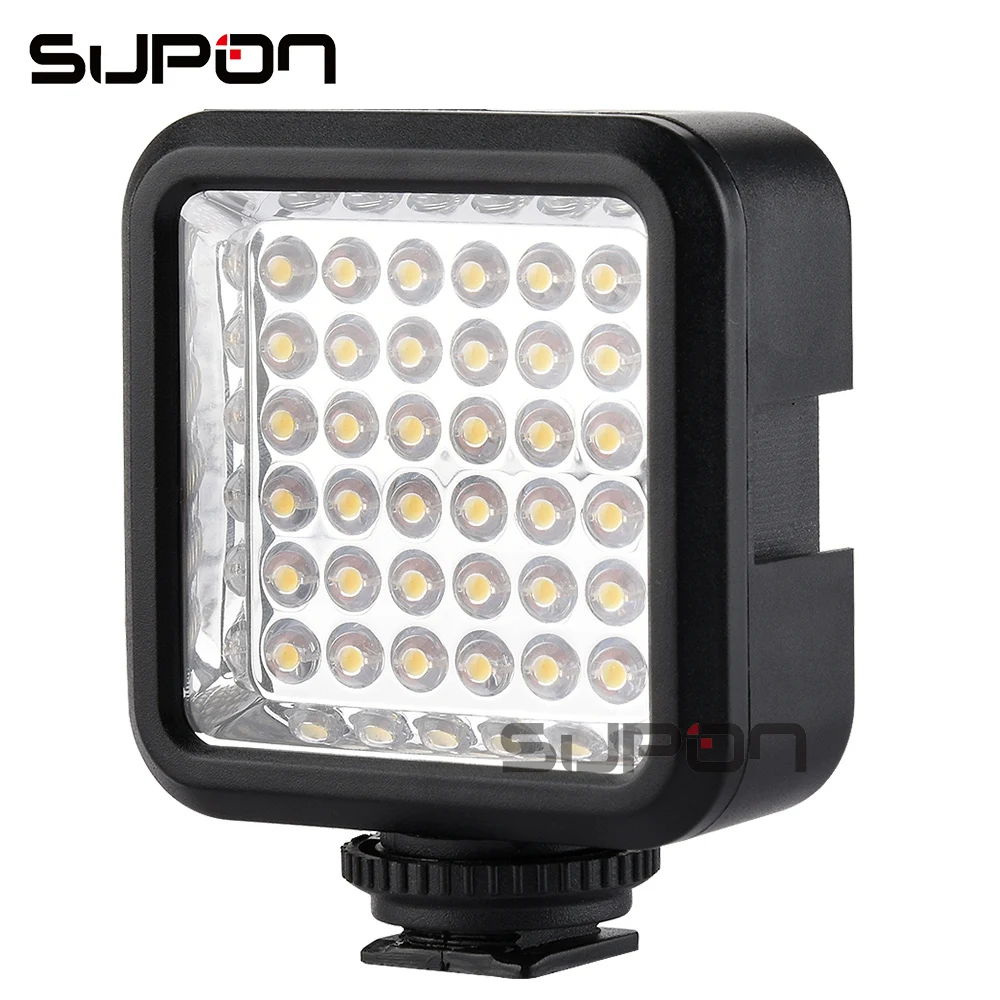 Supon мини светодиодная вспышка Speedlite с литий ионным аккумулятором и зарядным