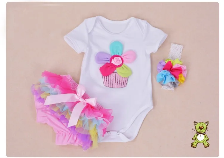

DollMai Reborn babies doll clothes cool summer colorful flowers suit for 50-55CM Baby reborn Series DOll Clothes accessories