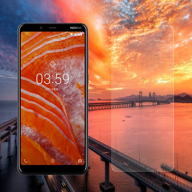 2.5D 9H для экрана из закаленного стекла Nokia 3 5 6 7 8 2 1 Экран протектор защитное стекло
