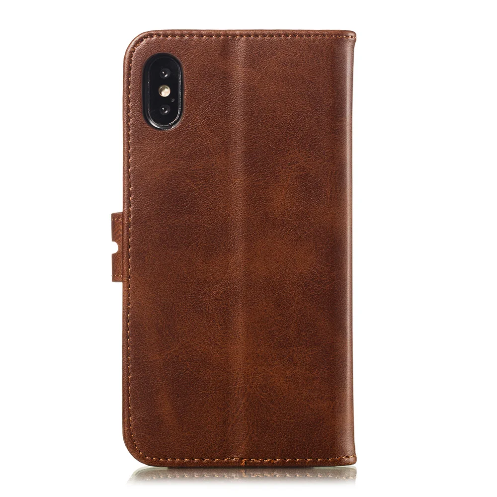 Чехол-Кошелек для iPhone X XR XS Max чехлы кошка кожаный флип-чехол роскошный