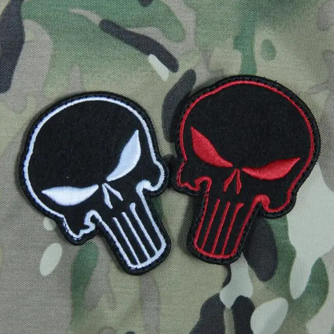 10 шт. тактические нашивки с изображением черепа 9*6 7 см|badge cloth|army armbandscloth badges |