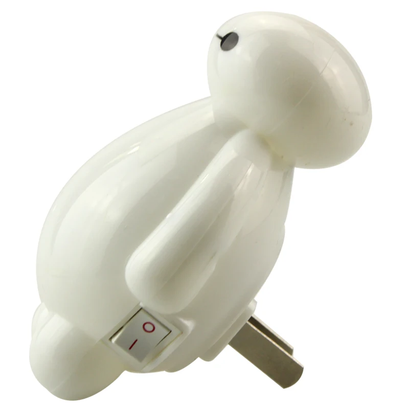 Ночной светильник Big Hero Baymax лампа для спальни ночник вилка стандарта ЕС/США|lamp