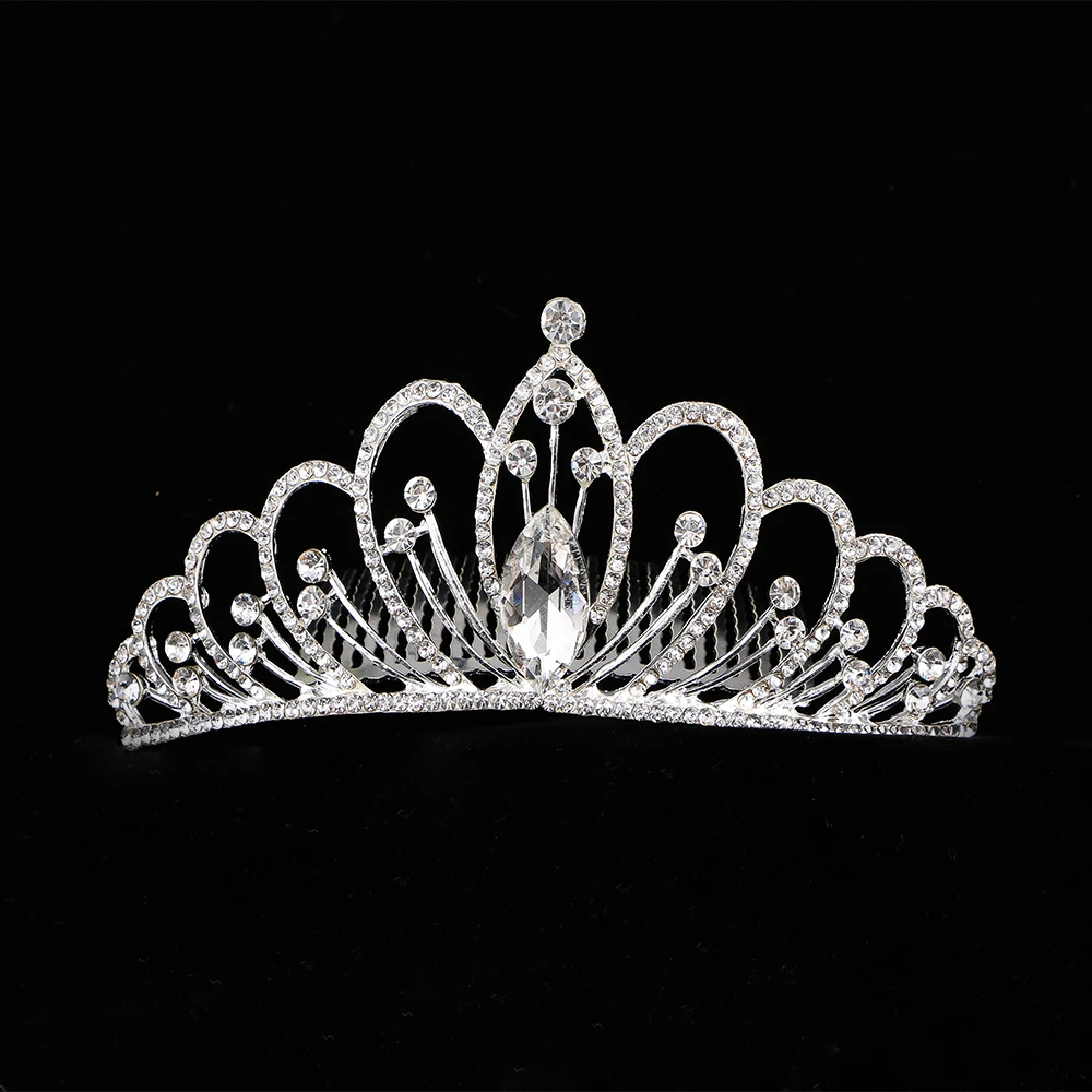 1 шт. Роскошная потрясающая модная женская Корона Стразы с кристаллами