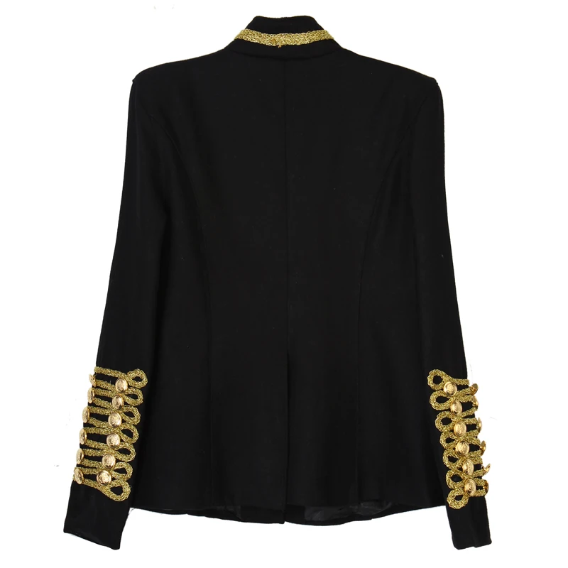 Женская черная красная куртка наряд кисточки цепочки пальто эполеты тонкий