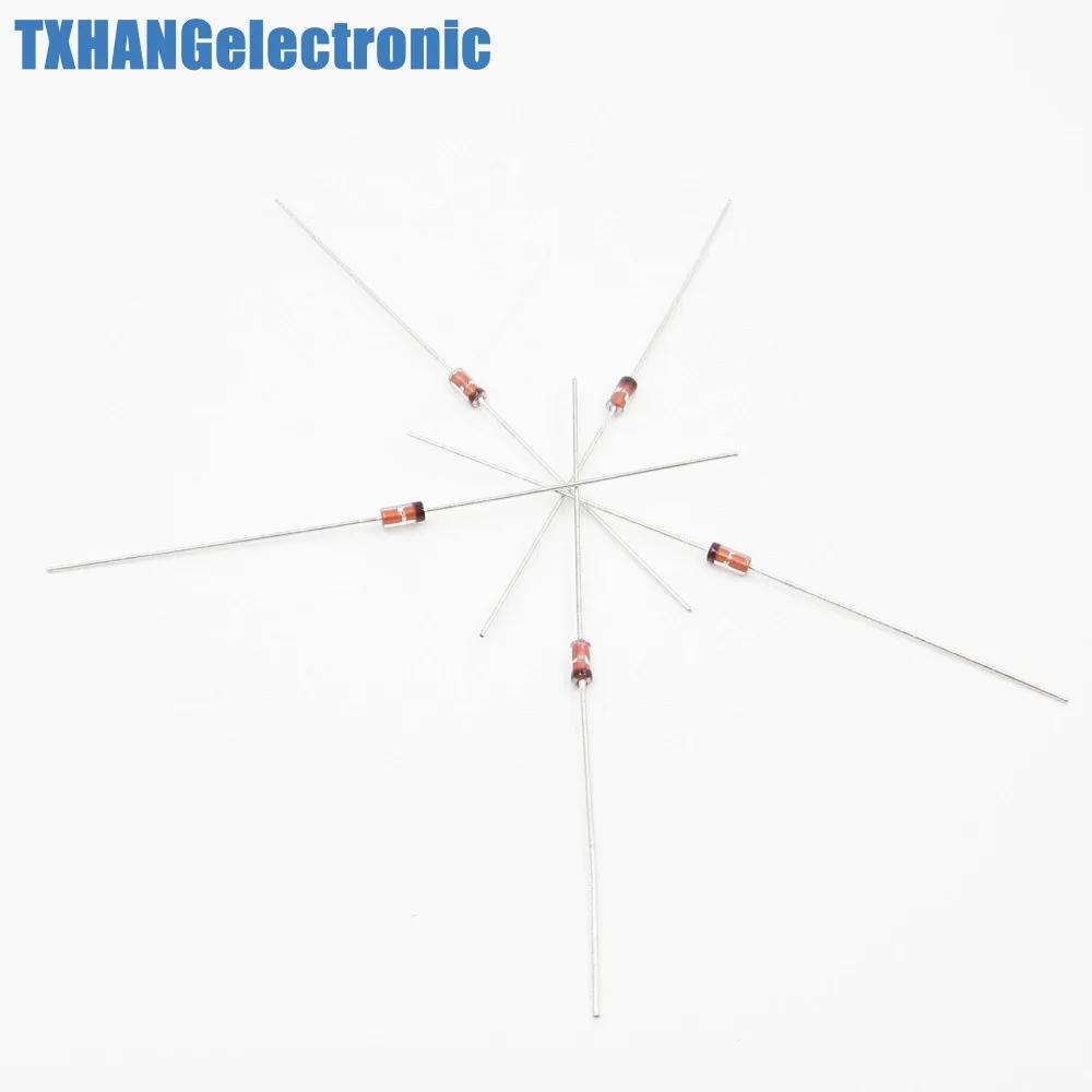 10 шт. германиевый диод 1N34A DO-35 1N34 IN34A новая diy Электроника | Электронные компоненты