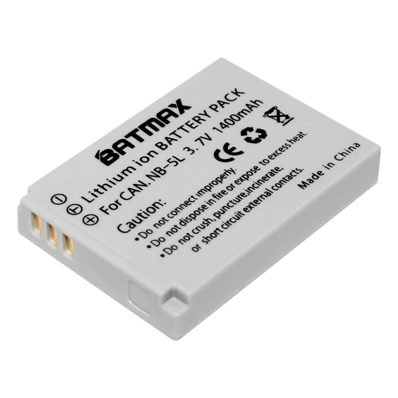 

Аккумуляторная батарея Batmax NB-5L 5L для Canon Powershot S100 SX200 SX230 HS SX210 IS SD790 IS SX200 IS SD800 IS SD890 IS