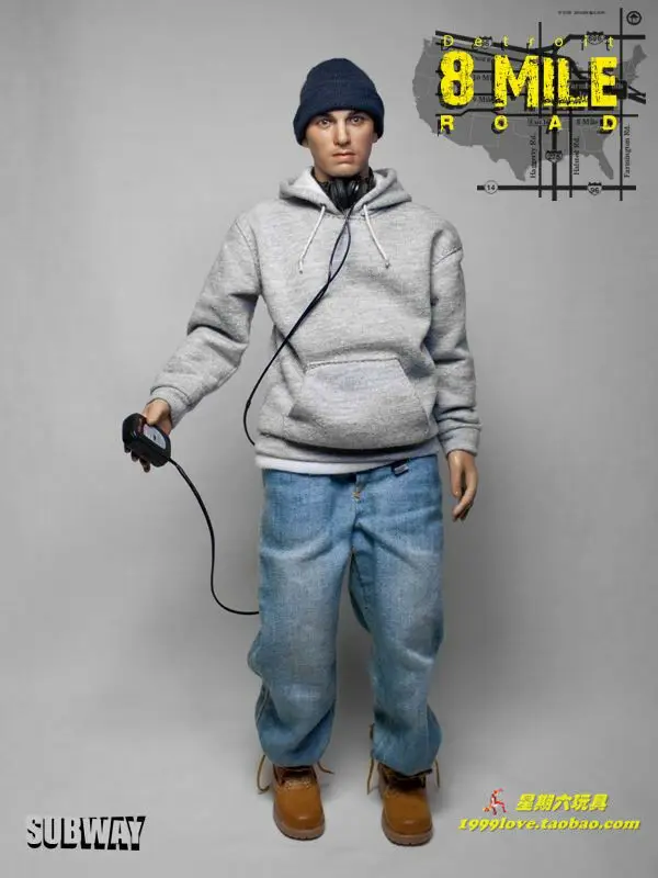 Метро 1/6 8 MILE ROAD Eminem 12 &quotфигурка игрушки MIB фигурка|Игровые фигурки и трансформеры|