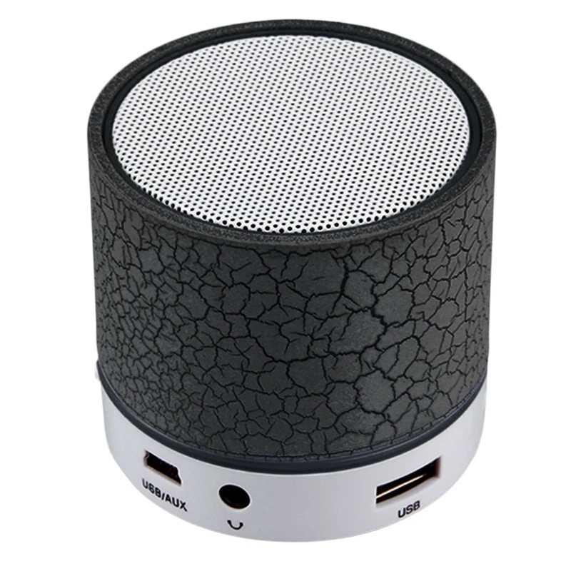 Светодиодный портативный мини беспроводной Bluetooth колонки с TF USB FM, микрофон синий зуб музыка для телефона IPhone планшеты приемник Bluetooth
