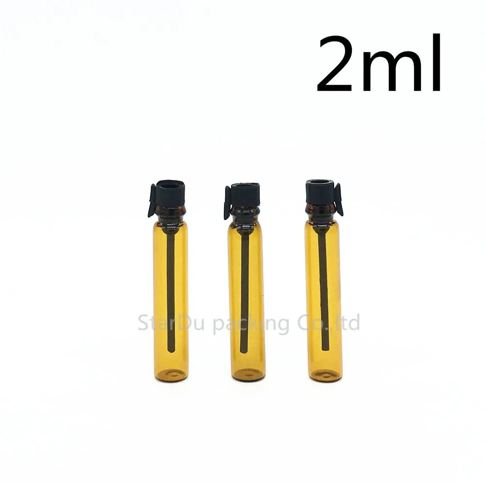 

1000pcs/lot 2ml amber bottles Glass Perfume Bottle, 2CC Mini Tester Glass Perfume Vials