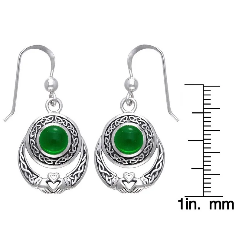 Женские серьги подвески OMHXZJ вечерние из стерлингового серебра 925 пробы с лунным