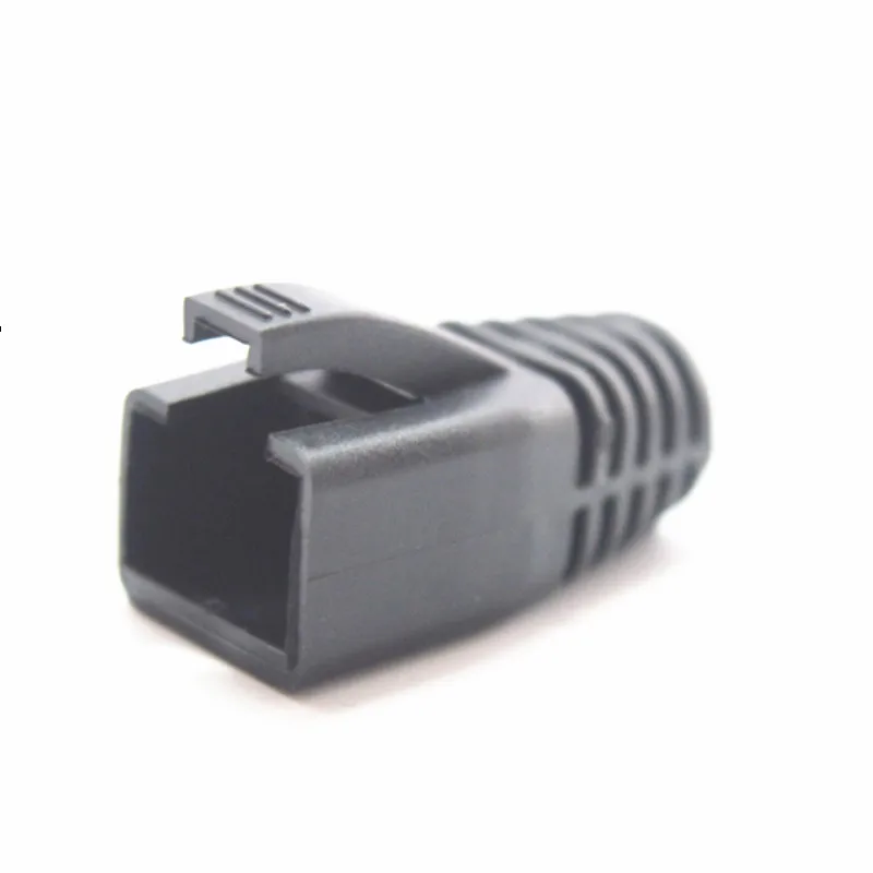 50 шт./пакет сетевой кабель разъем вилки RJ45 Cat5 CAT6 мягкая крышка розетка
