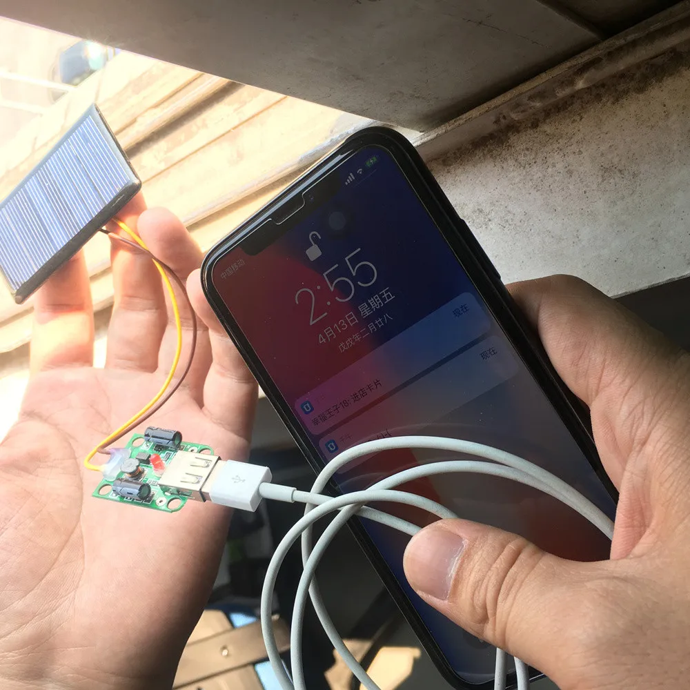 DIY USB зарядное устройство на солнечной энергии игрушка научные эксперименты