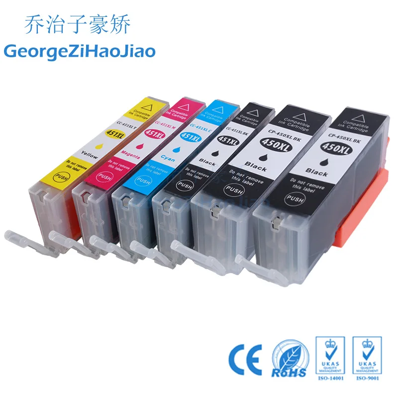 1 комплект + 1BK 450 xlсовместимый чернильный картридж для Canon PGI PGI450 PIXMA IP7240 MG6440 MG6640 MG5640
