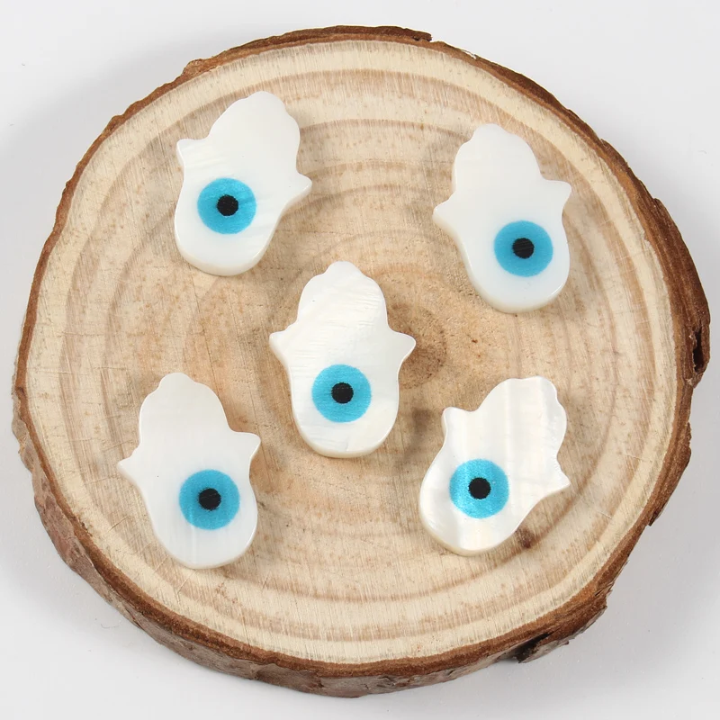 2 шт. сглаза хамса руки перламутр натуральный В виде ракушки Поиск браслет из