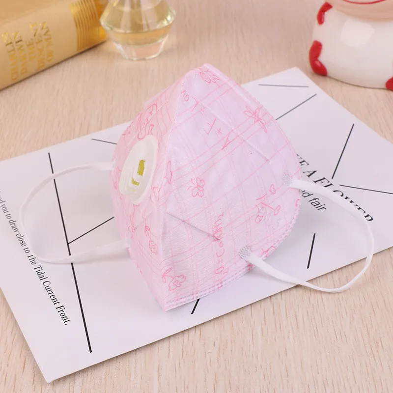 60 шт./упак. HS5 нетканые трехмерные защитные маски складные Мультяшные милые PM2.5