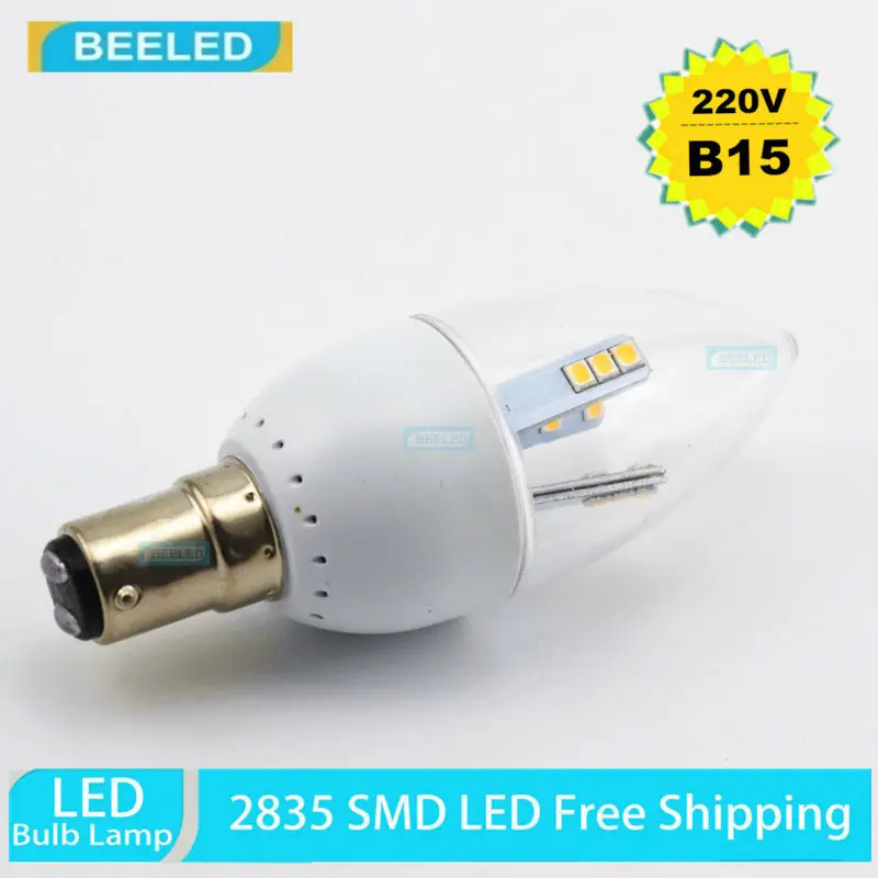 LED Candle light 3W Bulb lamp white 220V B15 E14 Crystal bulb led home decor lighting decorative | Освещение