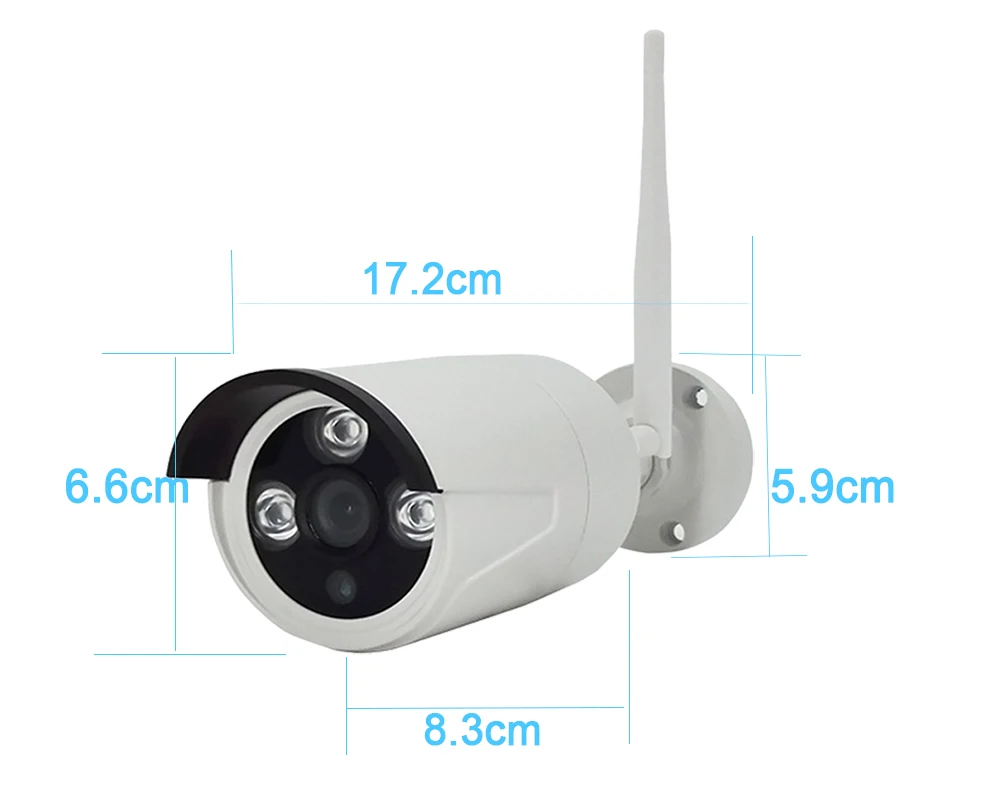 IMPORX 8CH 1080P 13 "ЖК NVR комплект беспроводной камеры безопасности системы 2MP Открытый